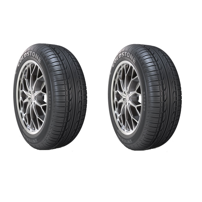 لاستیک خودرو  بی ام و لاستیک خودرو گلدستون مدل GS2030 سایز 165/65R13 - دو حلقه مکمل سوخت و روغن خودرو bmw