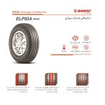لاستیک خودرو  بی ام و لاستیک خودرو بارز سری Elpida مدل P640 سایز 185/65R14 مکمل سوخت و روغن خودرو bmw