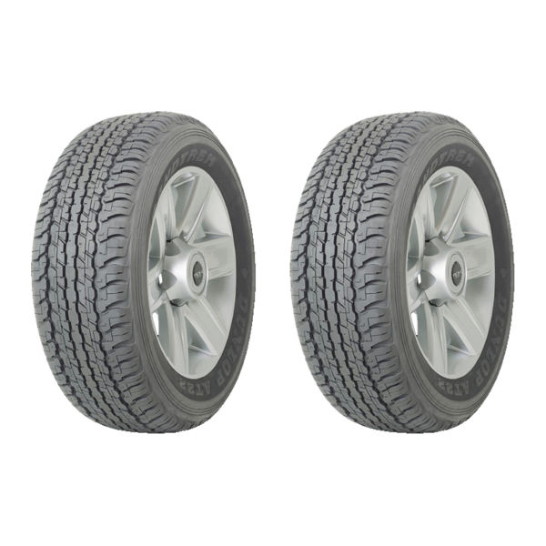 لاستیک خودرو  بی ام و لاستیک خودرو دانلوپ مدل AT22 سایز 285/60R18 - دو حلقه مکمل سوخت و روغن خودرو bmw