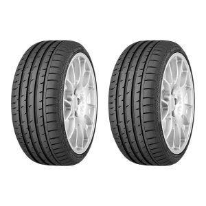 لاستیک خودرو  بی ام و لاستیک خودرو کنتیننتال مدل CSC3 سایز 235/40R18 - دو حلقه مکمل سوخت و روغن خودرو bmw
