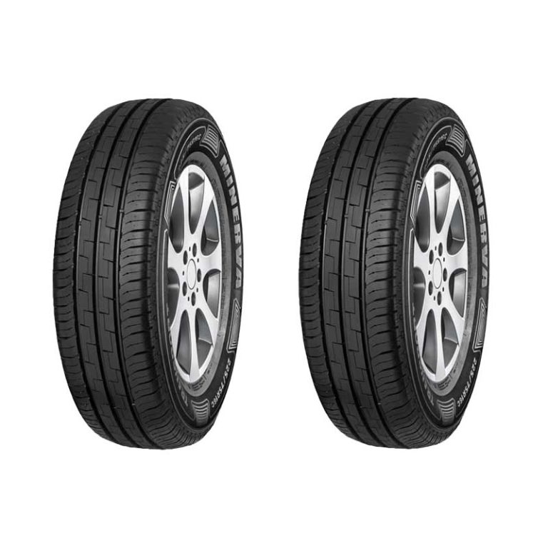 لاستیک خودرو  بی ام و لاستیک خودرو مینروا مدل Transport RF19 سایز 235/65/16- دو حلقه مکمل سوخت و روغن خودرو bmw
