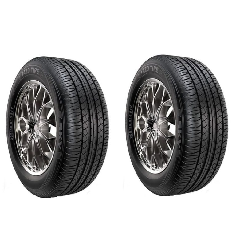 لاستیک خودرو  بی ام و لاستیک خودرو یزد تایر مدل SKY سایز 205/55R16 - دو حلقه مکمل سوخت و روغن خودرو bmw