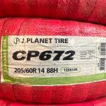 لاستیک خودرو  بی ام و لاستیک خودرو جی پلنت تایر مدل CP672 سایز 205/60/14 - 2 حلقه مکمل سوخت و روغن خودرو bmw