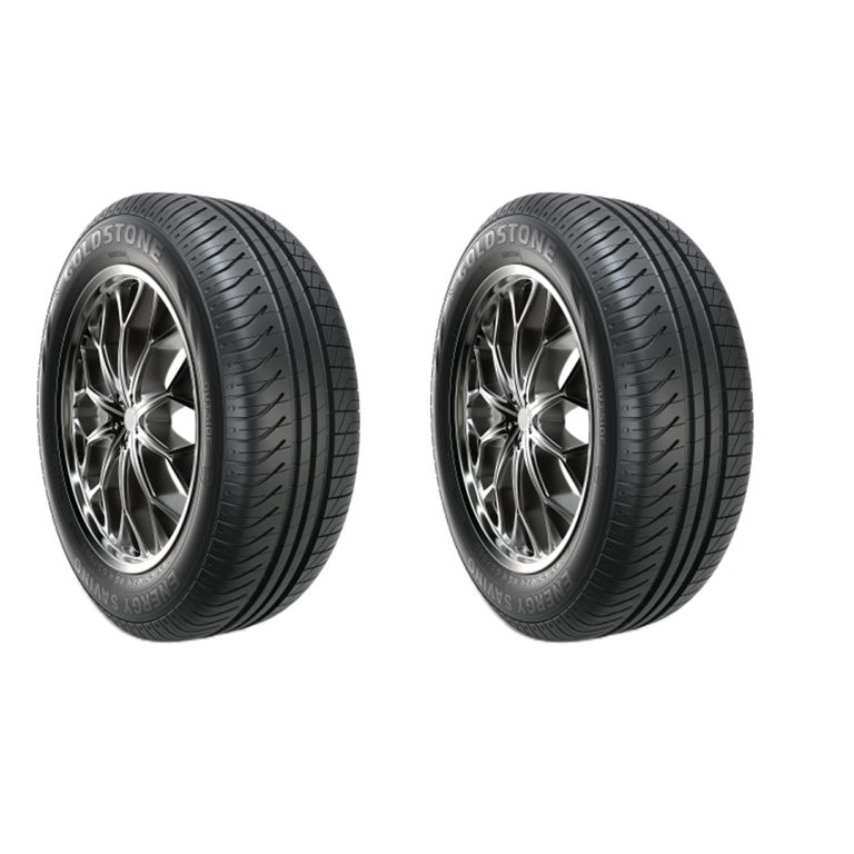 لاستیک خودرو  بی ام و لاستیک خودرو گلداستون مدل GS2000 سایز 185/65R15 - دو حلقه مکمل سوخت و روغن خودرو bmw