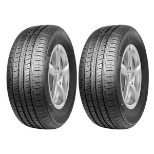 لاستیک خودرو  بی ام و لاستیک خودرو ای‌پلاس مدل A606 سایز 165/65R13 - دو حلقه مکمل سوخت و روغن خودرو bmw