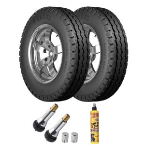 لاستیک خودرو  بی ام و لاستیک خودرو بارز مدل BL611 سایز 195R14 دو حلقه مناسب برای مزدا وانت مکمل سوخت و روغن خودرو bmw