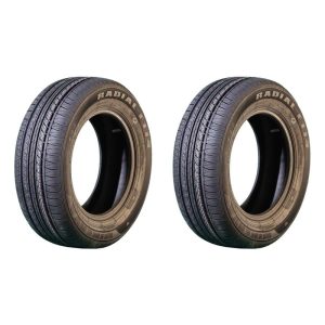 لاستیک خودرو  بی ام و لاستیک خودرو مینروا مدل F114 سایز 205/60/14 - دو حلقه مکمل سوخت و روغن خودرو bmw