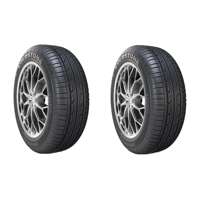 لاستیک خودرو  بی ام و لاستیک خودرو گلدستون مدل GS2030 سایز 165/65R13 - دو حلقه مکمل سوخت و روغن خودرو bmw