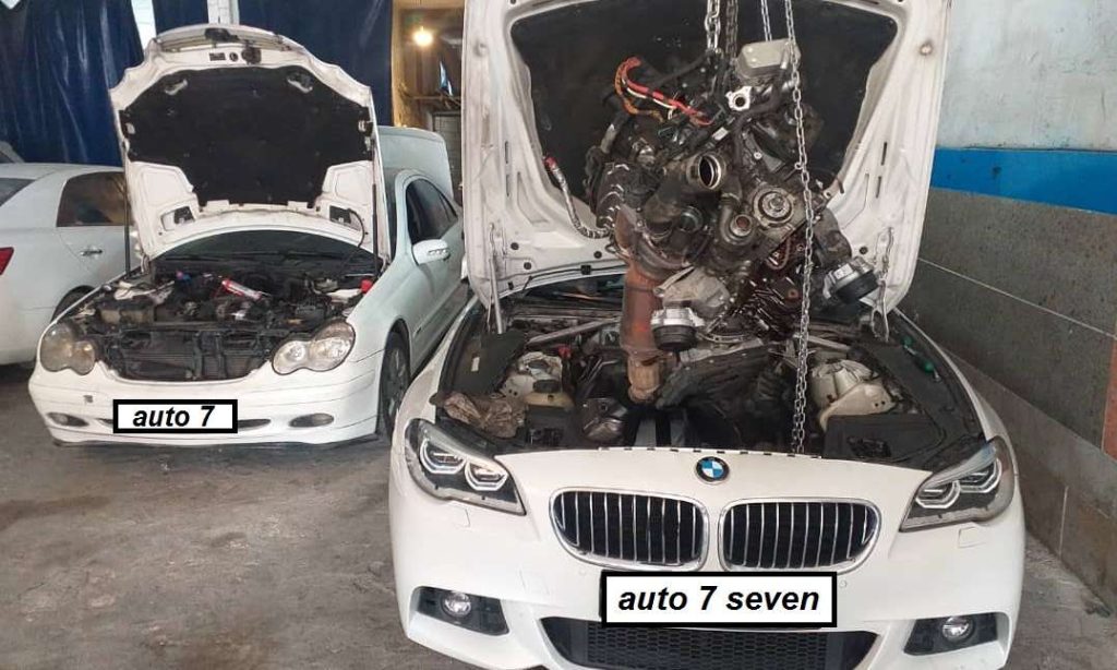 تعمیر موتور BMW